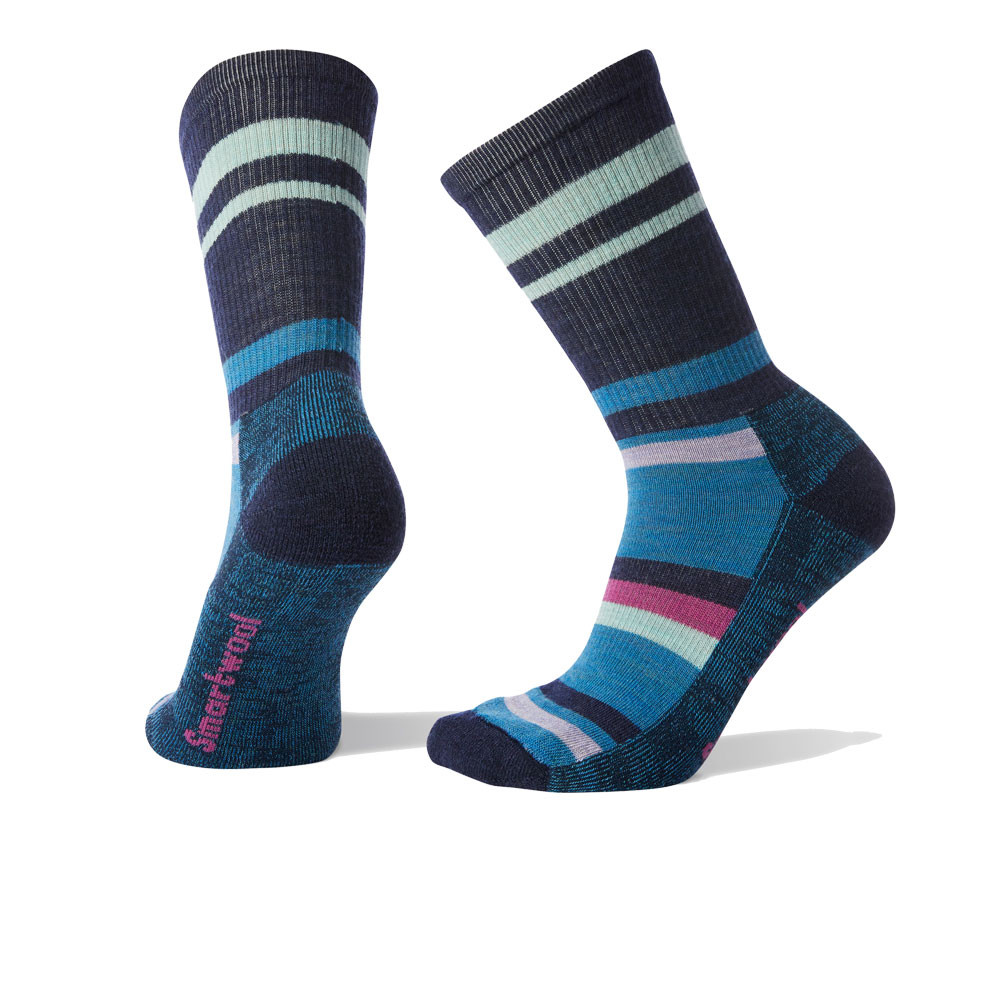 Smartwool Hike Striped Light femmes Crew chaussettes