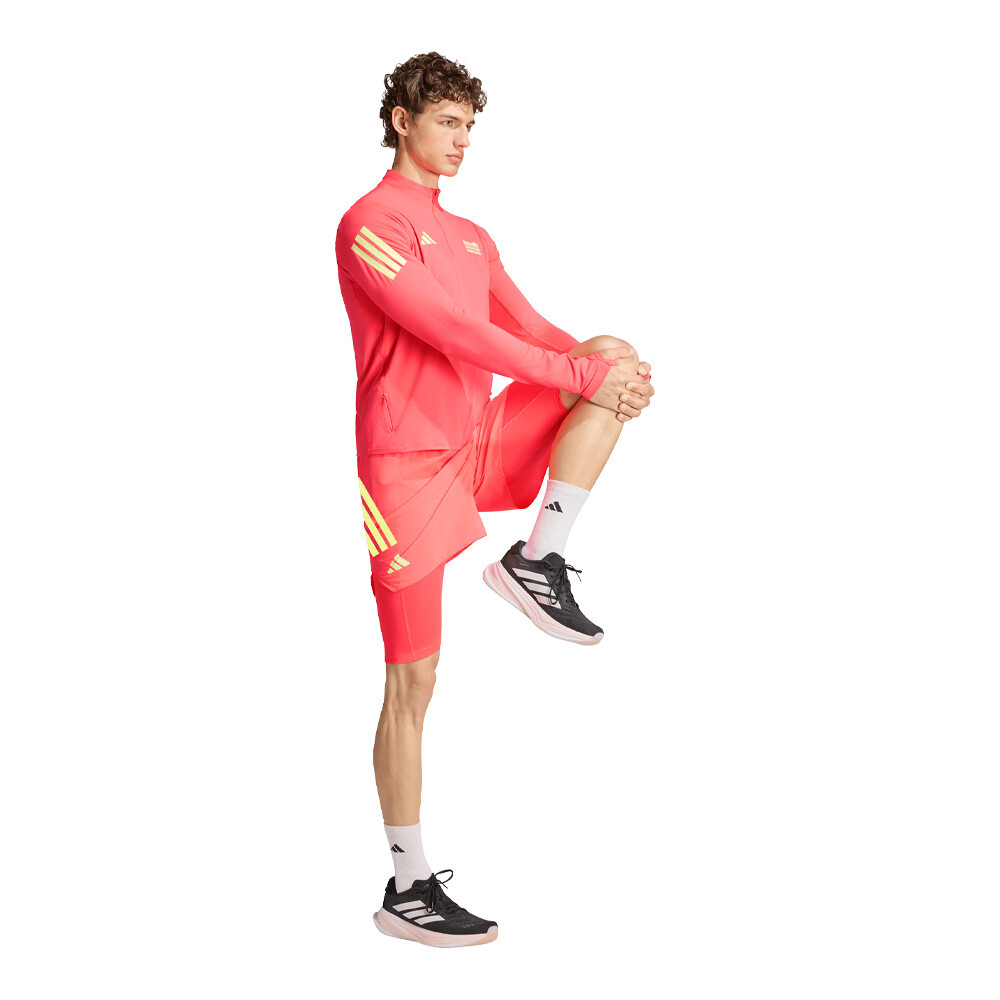 adidas BMW Berlin Marathon Climacool 2-in-1 Herren Shorts - AW26