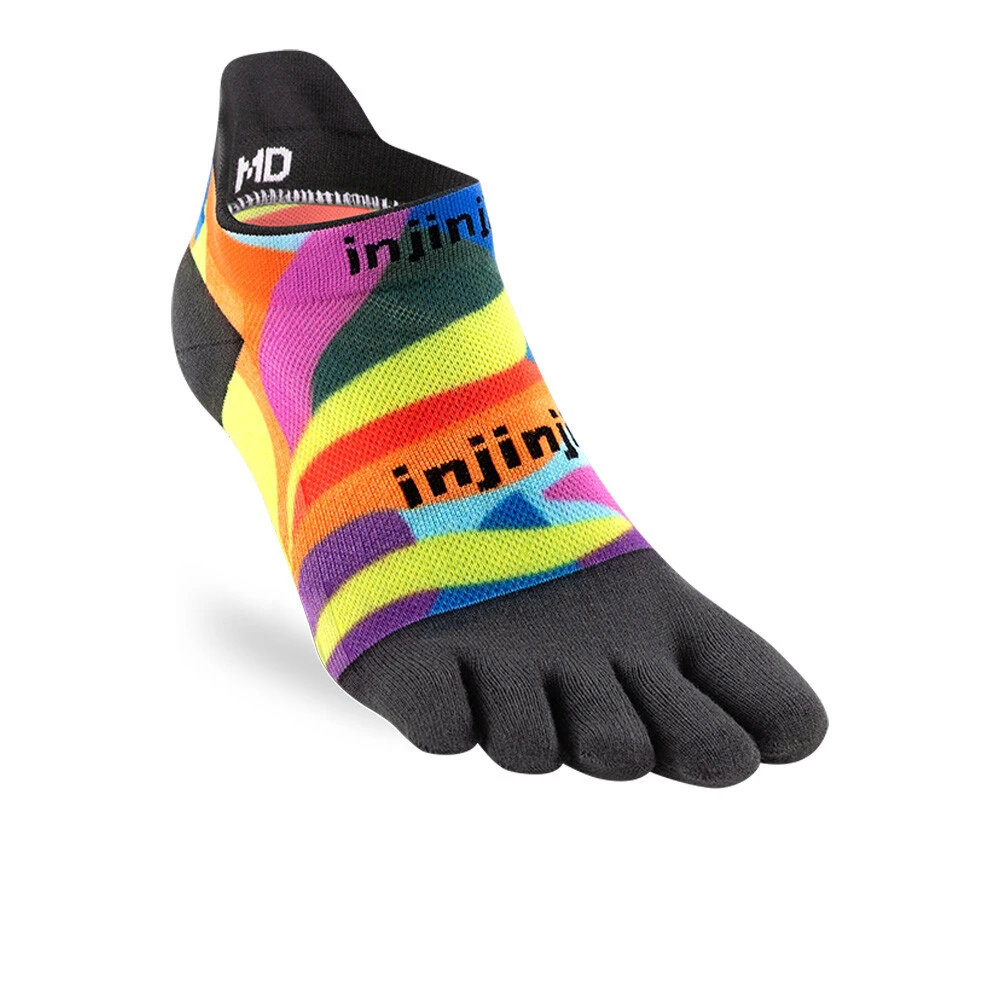 Injinji Spectrum Run Lightweight No-Show Socks - AW26