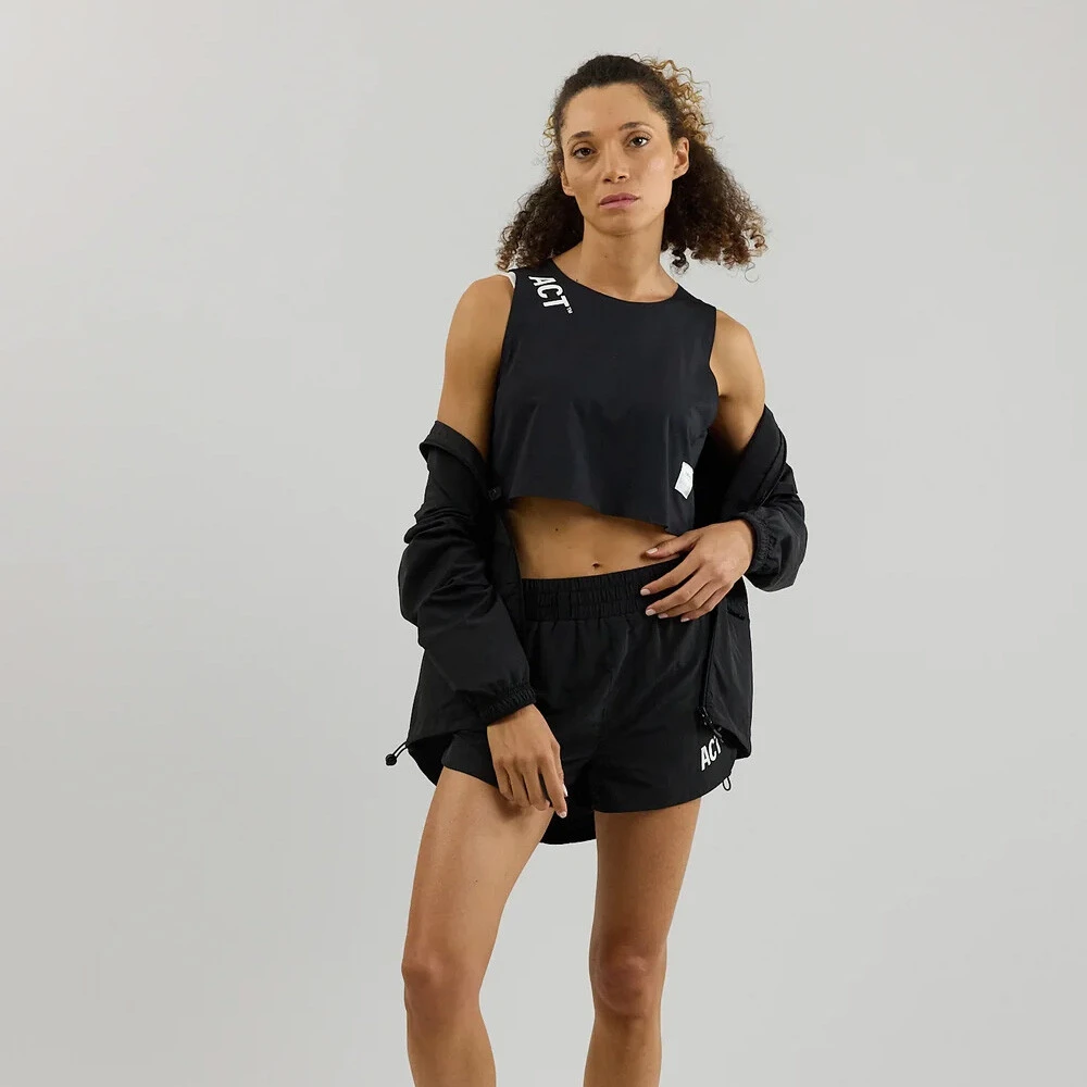 ACT Running AirShell mujer Cropped camiseta sin mangas - AW26