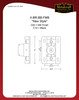 FLAT MOUNT BRACKET SPECIFICATION