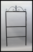 18"H X 24" W SLIDE IN STYLE FRAME WITH SPEAR AND SCROLLS ACCENT