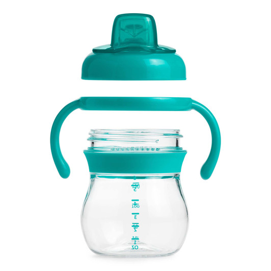 Grow Soft Spout Cup with Removable Handles - Teal