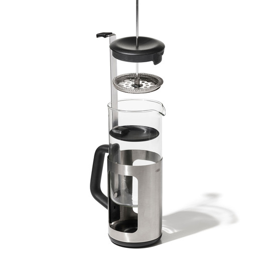 OXO BREW Venture Shatter-Resistant-Travel French Press – 8 Cup, Black: Home  & Kitchen 