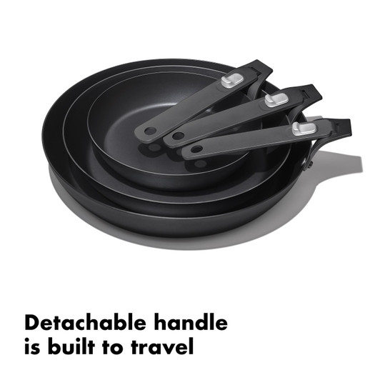 OXO Outdoor Carbon Steel Pan with Removable Handle - 10in/ 26cm