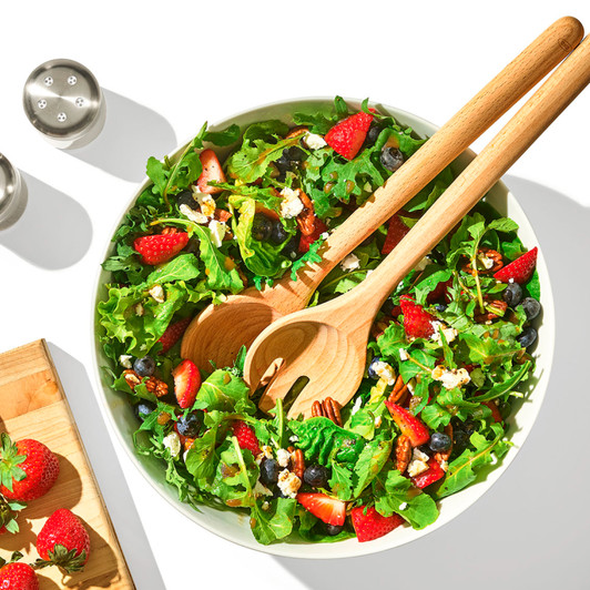 Good Grips Beechwood Salad Servers – 2-Piece Set Good Grips Beechwood Salad Servers – 2-Piece Set