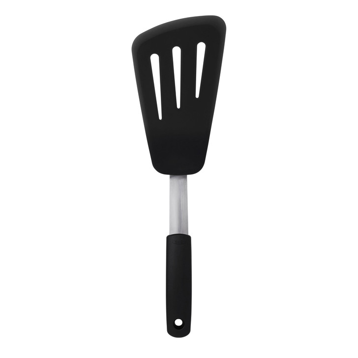  OXO Good Grips 3 Piece Silicone Spatula Set & Good Grips Large  Silicone Flexible Turner, Stainless Steel: Home & Kitchen