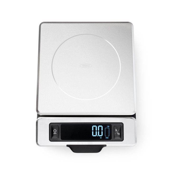 11 lb/ 5kg Stainless Steel Food Scale With Pull-Out Display - OXO
