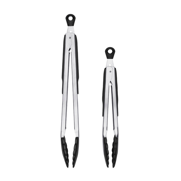 Good Grips Tongs With Nylon Heads - 2 Pack