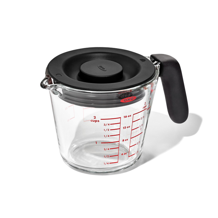 Good Grips Glass Measuring Cup with Lid - 2 Cup/ 500ml