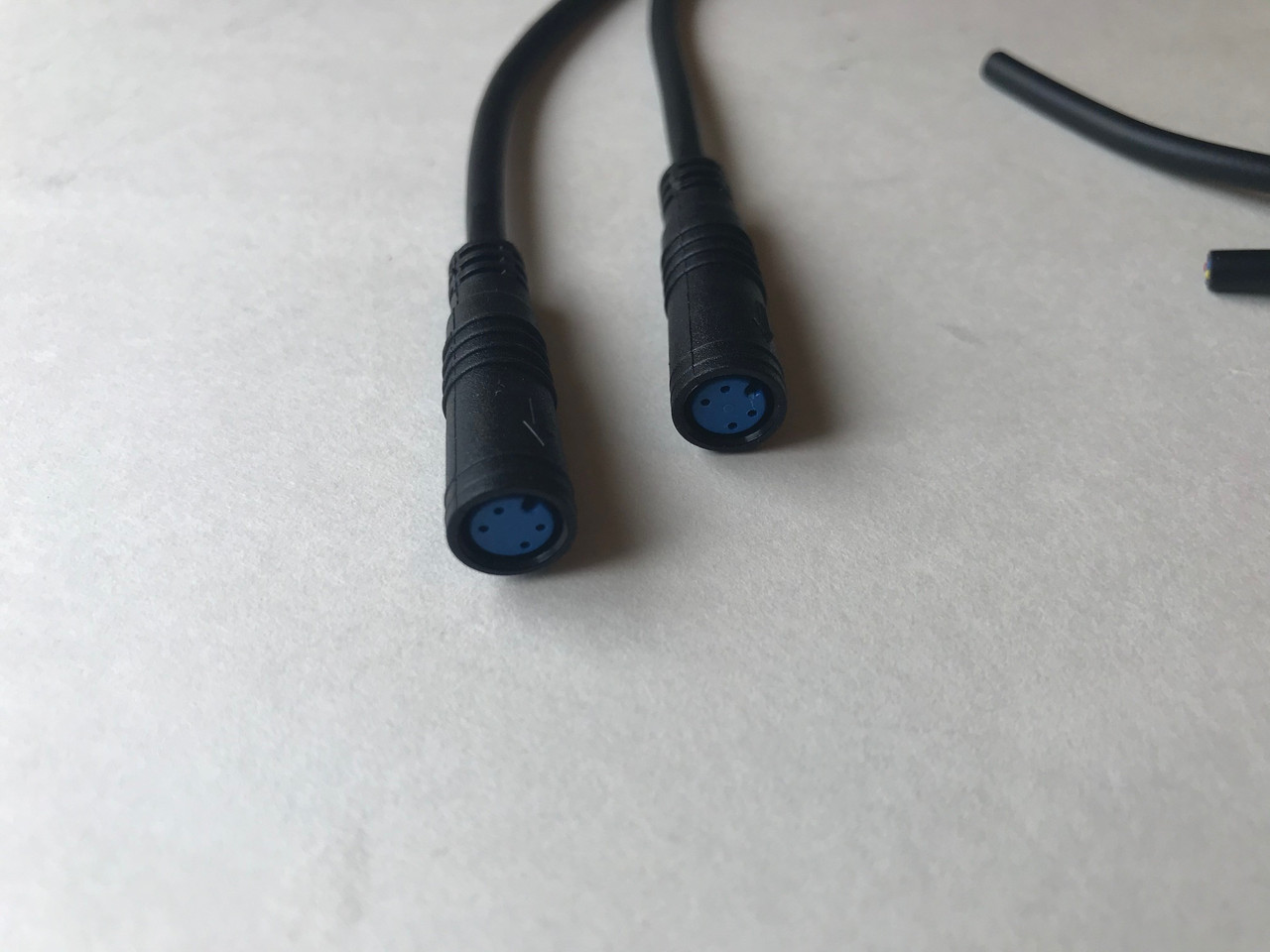 2 pcs four pin female Higo connector pigtail with 500mm wire