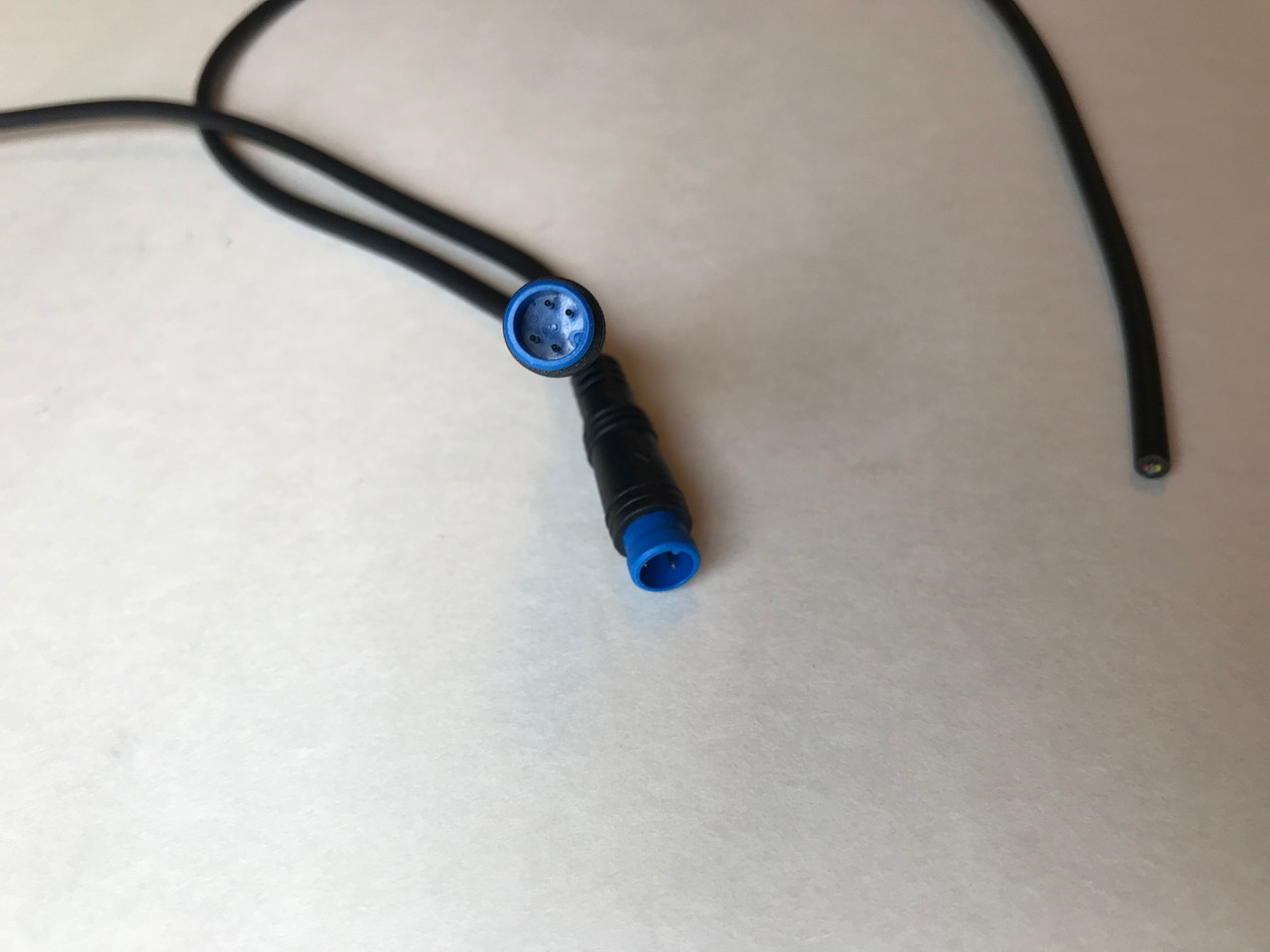2 pcs four pin male Higo connector pigtail with 500mm wire