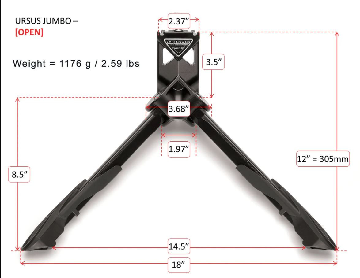 JR Ursus Jumbo Double Kickstand - Hilleater.ca