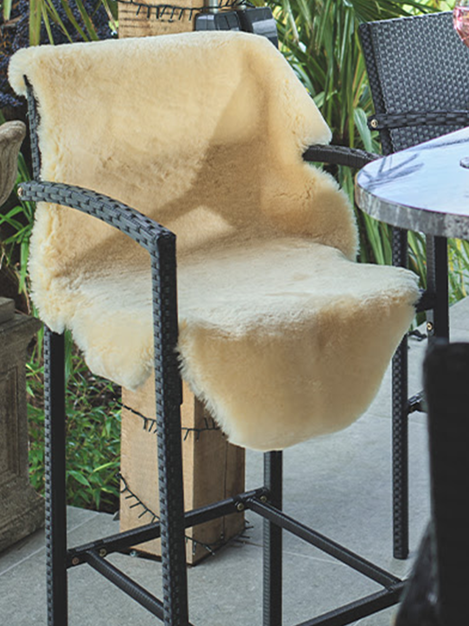 Shearling Champagne Rug Champ Shearling Sheepskin Rug - SSSCHAMP - Cowhide Rugs
