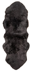 Dark Grey Double Sheepskin Rug