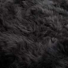 Dark Grey Double Sheepskin Rug