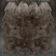 Taupe Octo Sheepskin Rug