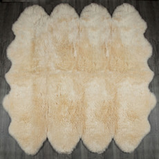 Champagne Octo Sheepskin Rug