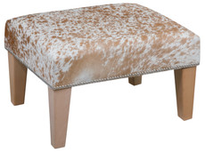 2ft x 1.5ft Cowhide Footstool / Ottoman FST767