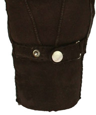 Men's Sheepskin Gloves in brown