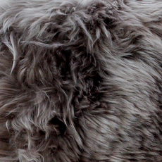 Grey Natural Sheepskin Cushion