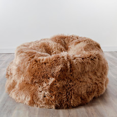 Sheepskin Beanbag - Brown