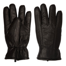 Men's Sheepskin Leather Gloves in Black