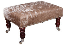 2ft x 1.5ft Cowhide Footstool / Ottoman FST24-013