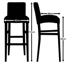 Large Savoy Barstool Measurements