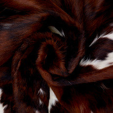 Brown And White Cowhide Rug NOV26-003 (210cm x 200cm)