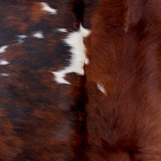 Tri Brown And White Cowhide Rug NOV26-011 (230cm x 210cm)