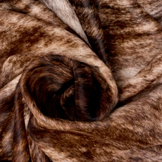 Brindle Brown And White Cowhide Rug NOV26-013 (235cm x 220cm)