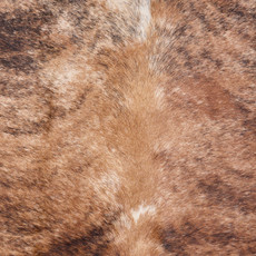 Brindle Brown And White Cowhide Rug NOV26-014 (210cm x 210cm)