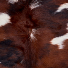 Tri  Brown And White Cowhide Rug NOV26-018 (190cm x 170cm)