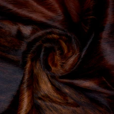 Brindle Brown And White Cowhide Rug NOV26-043 (190cm x 190cm)