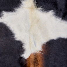 Mahagony Brown And White Cowhide Rug NOV26-048 (210cm x 210cm)