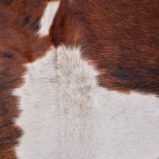 Brown And White Cowhide Rug NOV26-081 (200cm x 200cm)