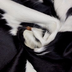 Spotted Black And White Cowhide Rug NOV26-106 (200cm x 180cm)