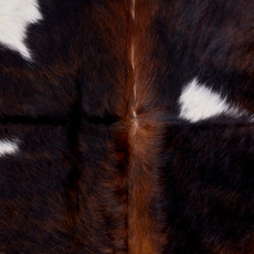 Brown And White Cowhide Rug NOV26-120 (200cm x 180cm)