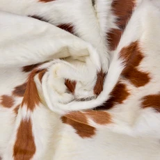 Spotted Brown And White Cowhide Rug NOV26-122 (200cm x 180cm)