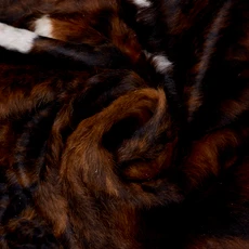 Brown And White Cowhide Rug NOV26-127 (210cm x 200cm)