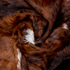 Brown And White Cowhide Rug NOV26-132 (190cm x 170cm)