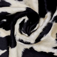 Black And White Cowhide Rug NOV26-136 (200cm x 180cm)