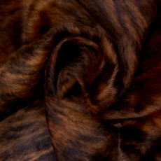 Black And Brown Cowhide Rug NOV26-144 (190cm x 180cm)