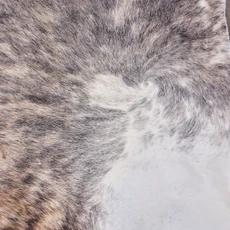 Brown, Grey And White Brindle Cowhide Rug NOV26-192 (220cm x 200cm)