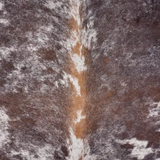 Black And White With A Hint Of Brown Cowhide Rug NOV26-221 (230cm x 200cm)