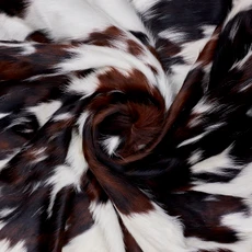 Brown And White Cowhide Rug NOV26-224 (210cm x 190cm)
