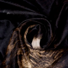 Burnt Brown And White Cowhide Rug NOV26-231 (220cm x 190cm)