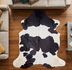 Black And White Cowhide Rug NOV26-237 (230cm x 190cm)