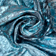 Cosmic Blue Metallic Cowhide Rug NOV26-243 (230cm x 200cm)